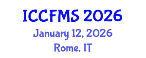International Conference on Cinema, Film and Media Studies (ICCFMS) January 12, 2026 - Rome, Italy International Conference on Cinema, Film and Media Studies (ICCFMS) January 12, 2026 - Rome, Italy