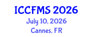 International Conference on Cinema, Film and Media Studies (ICCFMS) July 10, 2026 - Cannes, France International Conference on Cinema, Film and Media Studies (ICCFMS) July 10, 2026 - Cannes, France