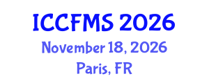 International Conference on Cinema, Film and Media Studies (ICCFMS) November 18, 2026 - Paris, France International Conference on Cinema, Film and Media Studies (ICCFMS) November 18, 2026 - Paris, France
