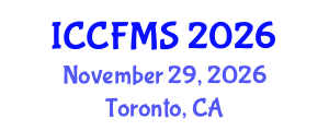 International Conference on Cinema, Film and Media Studies (ICCFMS) November 29, 2026 - Toronto, Canada International Conference on Cinema, Film and Media Studies (ICCFMS) November 29, 2026 - Toronto, Canada
