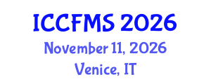 International Conference on Cinema, Film and Media Studies (ICCFMS) November 11, 2026 - Venice, Italy International Conference on Cinema, Film and Media Studies (ICCFMS) November 11, 2026 - Venice, Italy