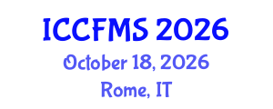 International Conference on Cinema, Film and Media Studies (ICCFMS) October 18, 2026 - Rome, Italy International Conference on Cinema, Film and Media Studies (ICCFMS) October 18, 2026 - Rome, Italy