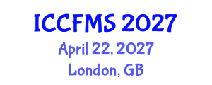 International Conference on Cinema, Film and Media Studies (ICCFMS) April 22, 2027 - London, United Kingdom International Conference on Cinema, Film and Media Studies (ICCFMS) April 22, 2027 - London, United Kingdom