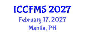 International Conference on Cinema, Film and Media Studies (ICCFMS) February 17, 2027 - Manila, Philippines International Conference on Cinema, Film and Media Studies (ICCFMS) February 17, 2027 - Manila, Philippines