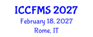 International Conference on Cinema, Film and Media Studies (ICCFMS) February 18, 2027 - Rome, Italy International Conference on Cinema, Film and Media Studies (ICCFMS) February 18, 2027 - Rome, Italy