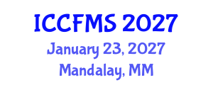 International Conference on Cinema, Film and Media Studies (ICCFMS) January 23, 2027 - Mandalay, Myanmar International Conference on Cinema, Film and Media Studies (ICCFMS) January 23, 2027 - Mandalay, Myanmar