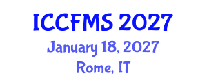 International Conference on Cinema, Film and Media Studies (ICCFMS) January 18, 2027 - Rome, Italy International Conference on Cinema, Film and Media Studies (ICCFMS) January 18, 2027 - Rome, Italy