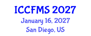 International Conference on Cinema, Film and Media Studies (ICCFMS) January 16, 2027 - San Diego, United States International Conference on Cinema, Film and Media Studies (ICCFMS) January 16, 2027 - San Diego, United States
