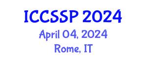 International Conference on Circuits, Systems, and Signal Processing (ICCSSP) April 04, 2024 - Rome, Italy