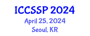 International Conference on Circuits, Systems, and Signal Processing (ICCSSP) April 25, 2024 - Seoul, Republic of Korea
