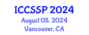 International Conference on Circuits, Systems, and Signal Processing (ICCSSP) August 05, 2024 - Vancouver, Canada