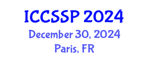 International Conference on Circuits, Systems, and Signal Processing (ICCSSP) December 30, 2024 - Paris, France