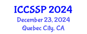 International Conference on Circuits, Systems, and Signal Processing (ICCSSP) December 23, 2024 - Quebec City, Canada
