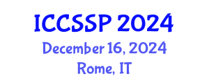 International Conference on Circuits, Systems, and Signal Processing (ICCSSP) December 16, 2024 - Rome, Italy