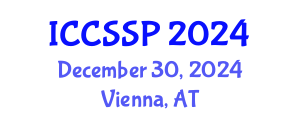 International Conference on Circuits, Systems, and Signal Processing (ICCSSP) December 30, 2024 - Vienna, Austria