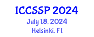 International Conference on Circuits, Systems, and Signal Processing (ICCSSP) July 18, 2024 - Helsinki, Finland