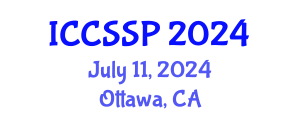 International Conference on Circuits, Systems, and Signal Processing (ICCSSP) July 11, 2024 - Ottawa, Canada