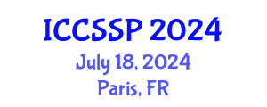 International Conference on Circuits, Systems, and Signal Processing (ICCSSP) July 18, 2024 - Paris, France