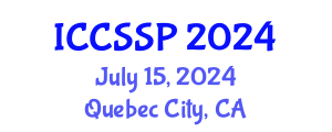International Conference on Circuits, Systems, and Signal Processing (ICCSSP) July 15, 2024 - Quebec City, Canada