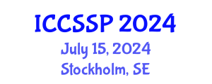 International Conference on Circuits, Systems, and Signal Processing (ICCSSP) July 15, 2024 - Stockholm, Sweden