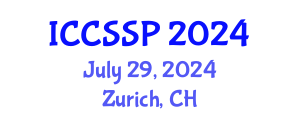 International Conference on Circuits, Systems, and Signal Processing (ICCSSP) July 29, 2024 - Zurich, Switzerland