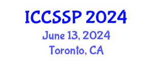 International Conference on Circuits, Systems, and Signal Processing (ICCSSP) June 13, 2024 - Toronto, Canada