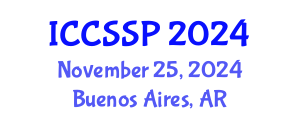 International Conference on Circuits, Systems, and Signal Processing (ICCSSP) November 25, 2024 - Buenos Aires, Argentina