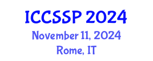 International Conference on Circuits, Systems, and Signal Processing (ICCSSP) November 11, 2024 - Rome, Italy