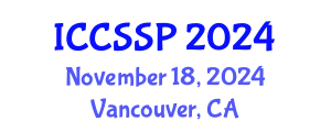 International Conference on Circuits, Systems, and Signal Processing (ICCSSP) November 18, 2024 - Vancouver, Canada