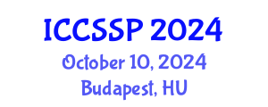 International Conference on Circuits, Systems, and Signal Processing (ICCSSP) October 10, 2024 - Budapest, Hungary