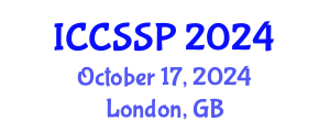 International Conference on Circuits, Systems, and Signal Processing (ICCSSP) October 17, 2024 - London, United Kingdom