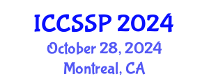 International Conference on Circuits, Systems, and Signal Processing (ICCSSP) October 28, 2024 - Montreal, Canada