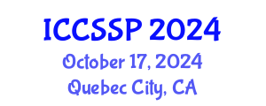 International Conference on Circuits, Systems, and Signal Processing (ICCSSP) October 17, 2024 - Quebec City, Canada
