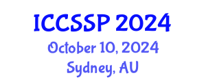 International Conference on Circuits, Systems, and Signal Processing (ICCSSP) October 10, 2024 - Sydney, Australia