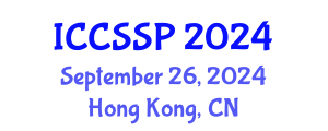 International Conference on Circuits, Systems, and Signal Processing (ICCSSP) September 26, 2024 - Hong Kong, China