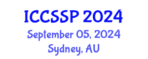 International Conference on Circuits, Systems, and Signal Processing (ICCSSP) September 05, 2024 - Sydney, Australia