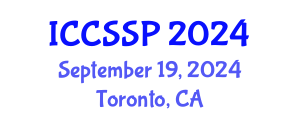 International Conference on Circuits, Systems, and Signal Processing (ICCSSP) September 19, 2024 - Toronto, Canada