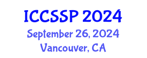 International Conference on Circuits, Systems, and Signal Processing (ICCSSP) September 26, 2024 - Vancouver, Canada
