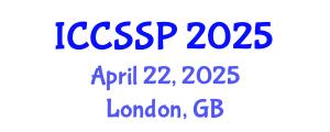 International Conference on Circuits, Systems, and Signal Processing (ICCSSP) April 22, 2025 - London, United Kingdom