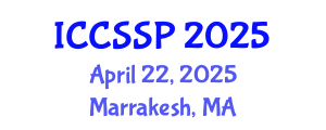 International Conference on Circuits, Systems, and Signal Processing (ICCSSP) April 22, 2025 - Marrakesh, Morocco