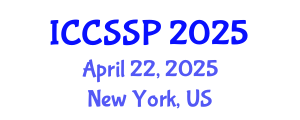 International Conference on Circuits, Systems, and Signal Processing (ICCSSP) April 22, 2025 - New York, United States