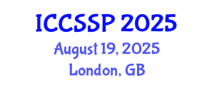International Conference on Circuits, Systems, and Signal Processing (ICCSSP) August 19, 2025 - London, United Kingdom