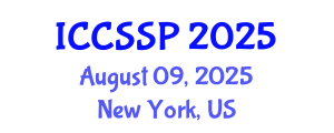 International Conference on Circuits, Systems, and Signal Processing (ICCSSP) August 09, 2025 - New York, United States