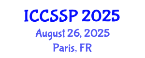 International Conference on Circuits, Systems, and Signal Processing (ICCSSP) August 26, 2025 - Paris, France