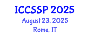 International Conference on Circuits, Systems, and Signal Processing (ICCSSP) August 23, 2025 - Rome, Italy