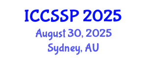 International Conference on Circuits, Systems, and Signal Processing (ICCSSP) August 30, 2025 - Sydney, Australia