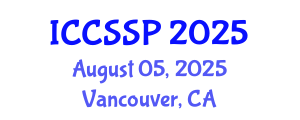 International Conference on Circuits, Systems, and Signal Processing (ICCSSP) August 05, 2025 - Vancouver, Canada