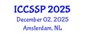 International Conference on Circuits, Systems, and Signal Processing (ICCSSP) December 02, 2025 - Amsterdam, Netherlands
