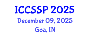 International Conference on Circuits, Systems, and Signal Processing (ICCSSP) December 09, 2025 - Goa, India