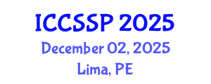 International Conference on Circuits, Systems, and Signal Processing (ICCSSP) December 02, 2025 - Lima, Peru